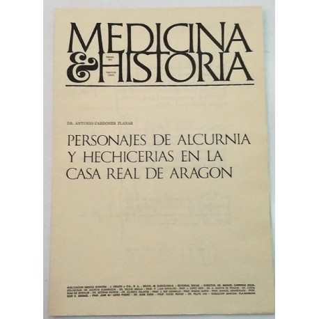 PERSONAJES DE ALCURNIA Y HECHICERÍAS EN LA CASA REAL DE ARAGON