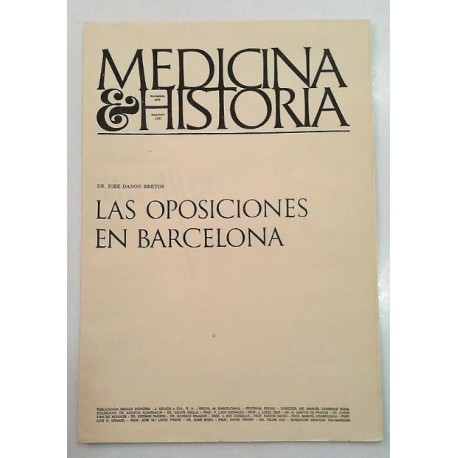 LAS OPOSICIONES EN BARCELONA