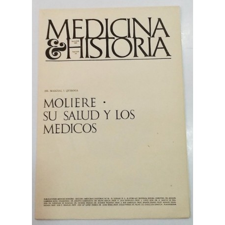 MOLIERE SU SALUD Y LOS MEDICOS