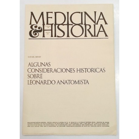 ALGUNAS CONSIDERACIONES HISTORICAS SOBRE LEONARDO ANATOMISTA