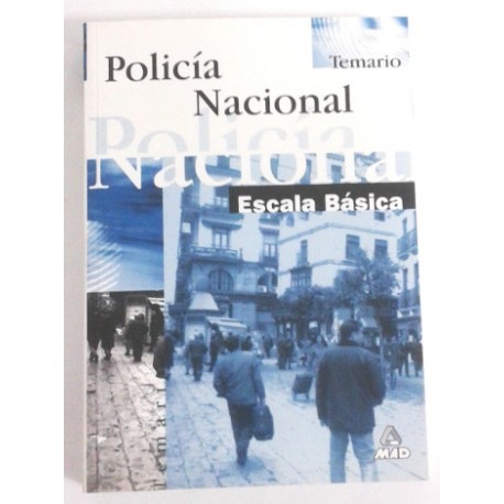 POLICÍA NACIONAL ESCALA BÁSICA TEMARIO