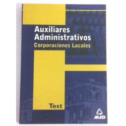 AUXILIARES ADMINISTRATIVOS CORPORACIONES LOCALES TEST