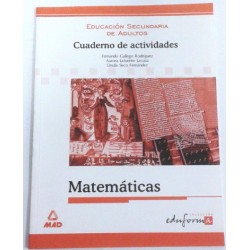 MATEMÁTICAS EDUCACIÓN SECUNDARIA DE ADULTOS CUADERNO DE ACTIVIDADES