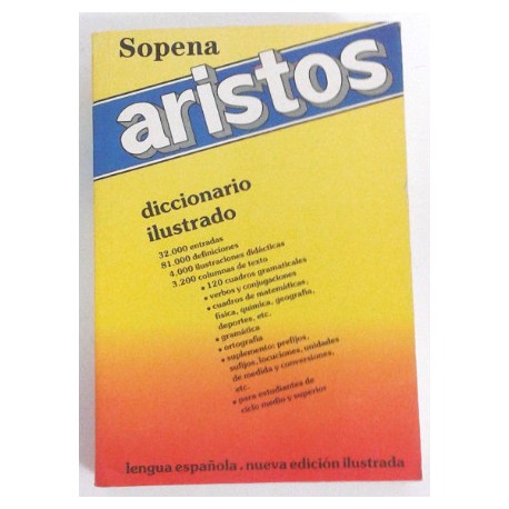 ARISTOS DICCIONARIO ILUSTRADO LENGUA ESPAÑOLA
