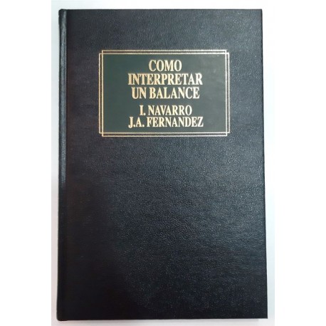 COMO INTERPRETAR UN BALANCE