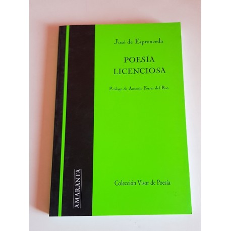 POESÍA LICENCIOSA