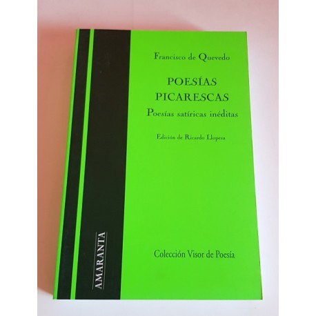 POESÍAS PICARESCAS POESÍAS SATÍRICAS INÉDITAS