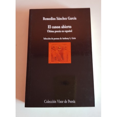 EL CANON ABIERTO ÚLTIMA POESÍA EN ESPAÑOL