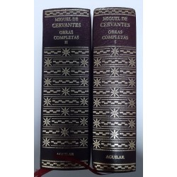 OBRAS COMPLETAS CERVANTES 2 TOMOS