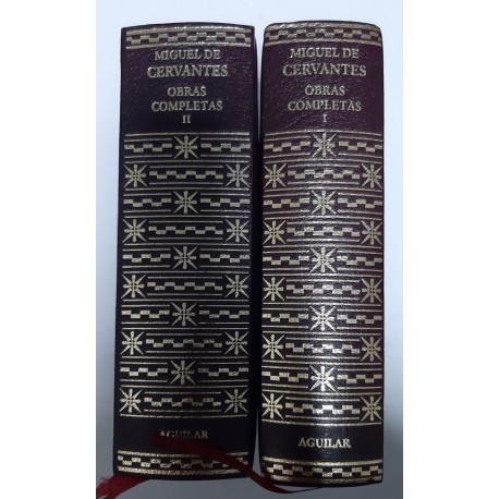 OBRAS COMPLETAS CERVANTES 2 TOMOS