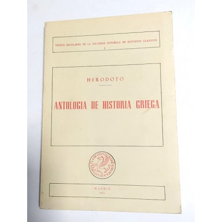 ANTOLOGÍA DE HISTORIA GRIEGA