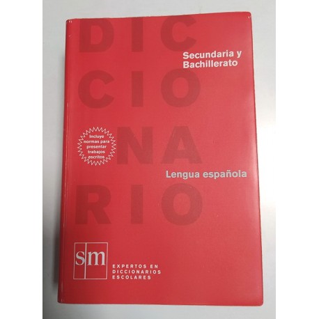 DICCIONARIO SECUNDARIA Y BACHILLERATO LENGUA ESPAÑOLA
