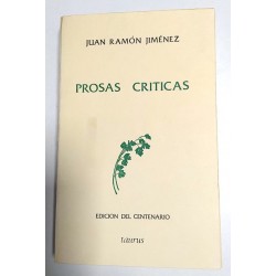 PROSAS CRÍTICAS J. R. JIMÉNEZ