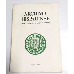 ARCHIVO HISPALENSE REVISTA HISTÓRICA, LITERARIA Y ARTISTICA Nº 207-208 AÑO 1985