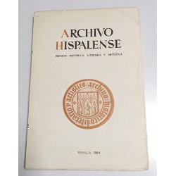 ARCHIVO HISPALENSE REVISTA HISTÓRICA, LITERARIA Y ARTISTICA Nº 206 AÑO 1984