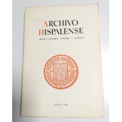 ARCHIVO HISPALENSE REVISTA HISTÓRICA, LITERARIA Y ARTISTICA Nº 201 AÑO 1983