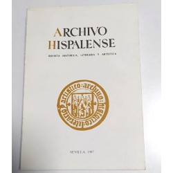 ARCHIVO HISPALENSE REVISTA HISTÓRICA LITERARIA Y ARTÍSTICA Nº 213 AÑO 1987