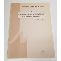 COMENTARIO DE TEXTOS CONVERSACIONALES I DE LA TEORÍA AL COMENTARIO