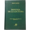 DEFENSA DE LA LECTURA