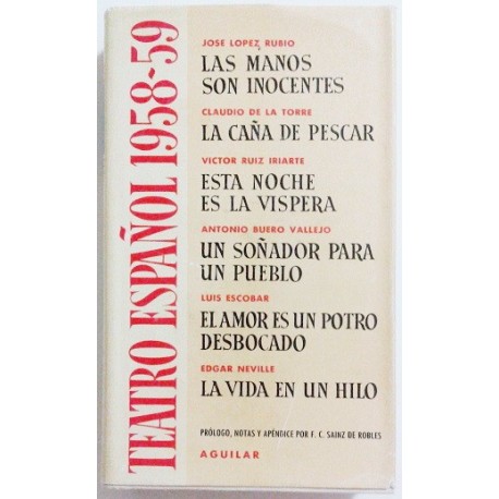 TEATRO ESPAÑOL 1958-1959