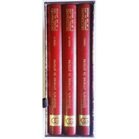 DICCIONARIO UNIVERSAL DEL ARTE Y DE LOS ARTISTAS. 3 TOMOS (ESTUCHADO)