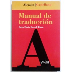 MANUAL DE TRADUCCIÓN. ALEMAN-CASTELLANO