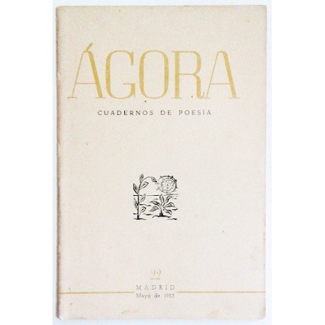 ÁGORA NÚM. 22 MAYO 1953