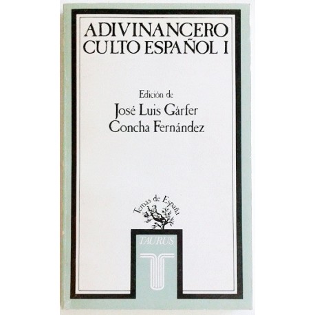 ADIVINANCERO CULTO ESPAÑOL 2 TOMOS