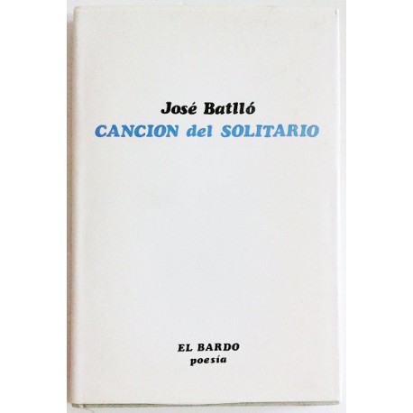 CANCION DEL SOLITARIO