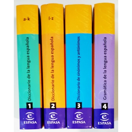 DICCIONARIOS REGLAS Y AYUDAS GRAMATICALES 4 TOMOS