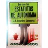 QUÉ SON LOS ESTATUTOS DE AUTONOMIA